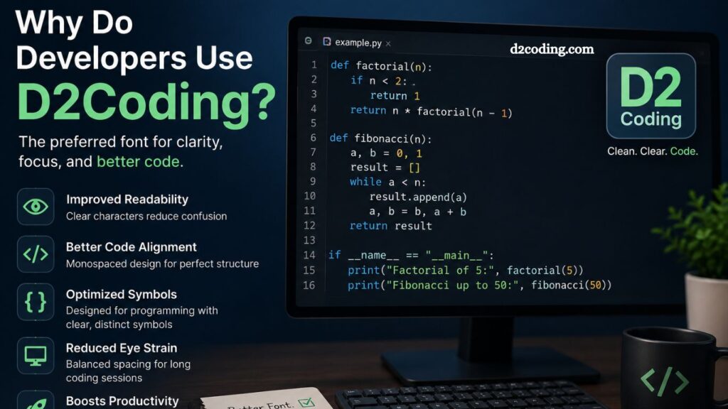 D2Coding Font